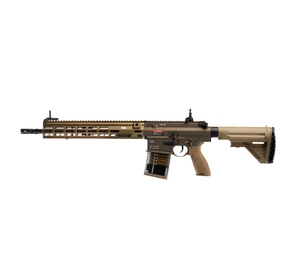 E&C M110A1 SDMR HK417 14.5 Inch AEG Airsoft Rifle EC-203 (Color: Tan)