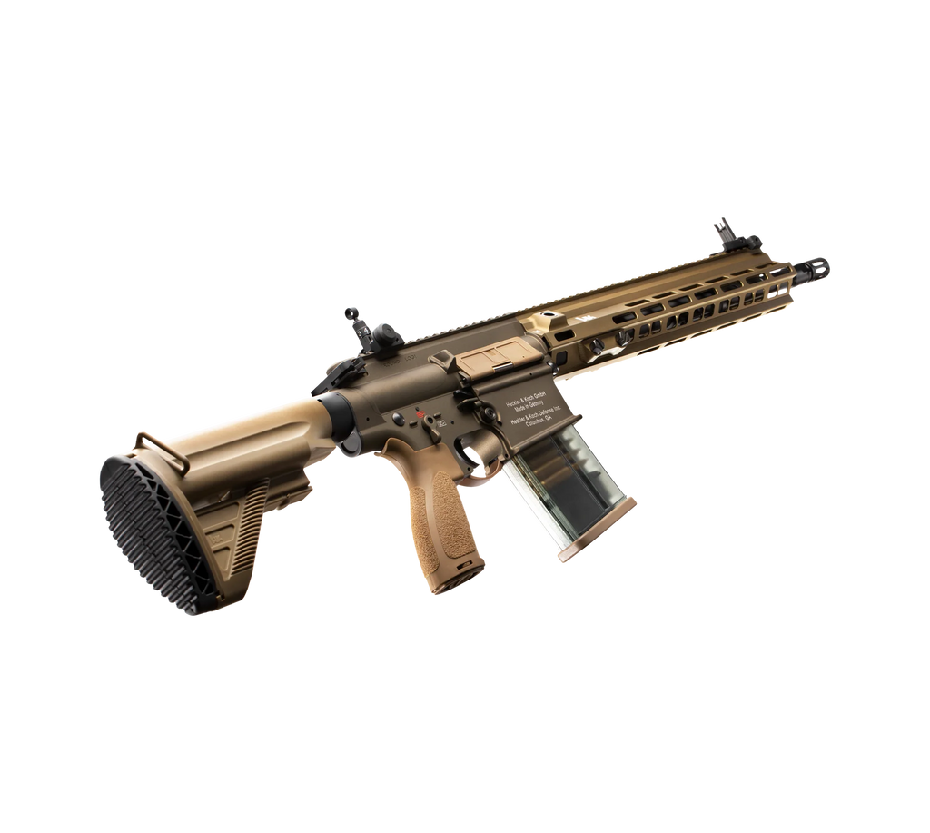 E&C M110A1 SDMR HK417 14.5 Inch AEG Airsoft Rifle EC-203 (Color: Tan)