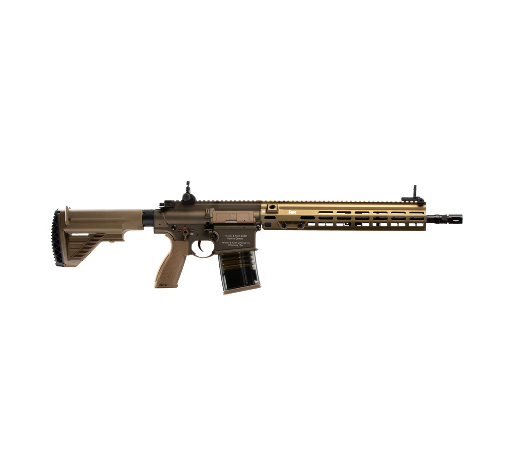 E&C M110A1 SDMR HK417 14.5 Inch AEG Airsoft Rifle EC-203 (Color: Tan)