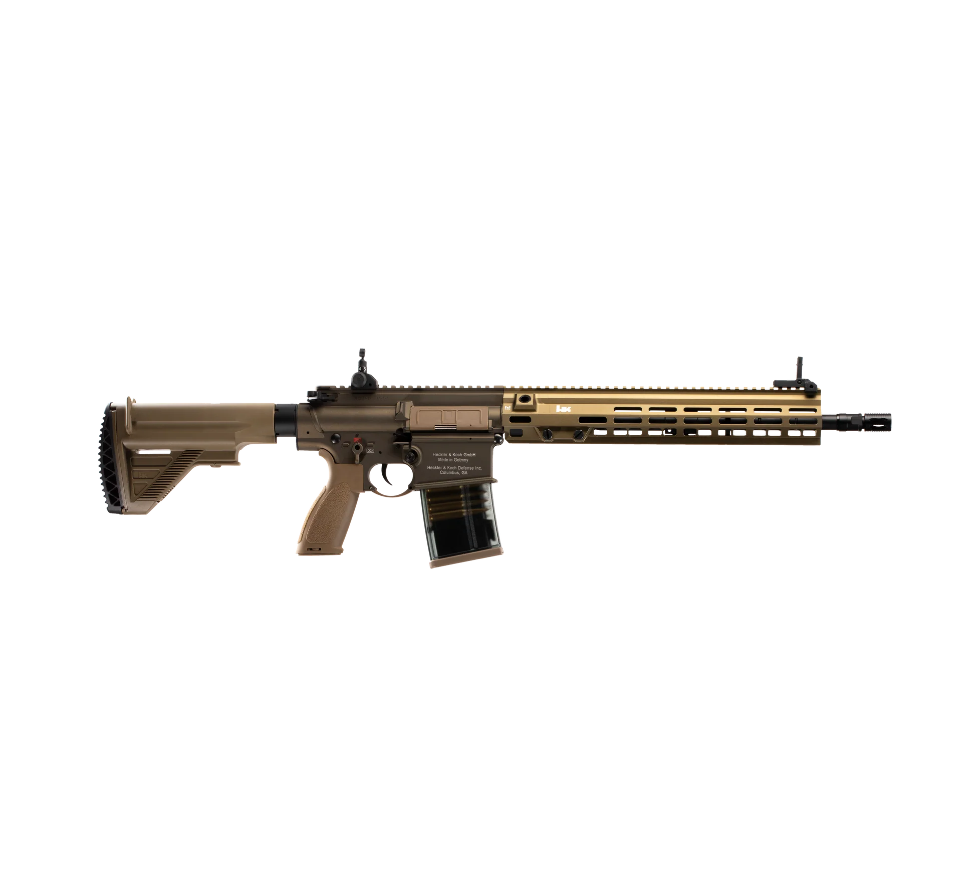 E&C M110A1 SDMR HK417 14.5 Inch AEG Airsoft Rifle EC-203 (Color: Tan)